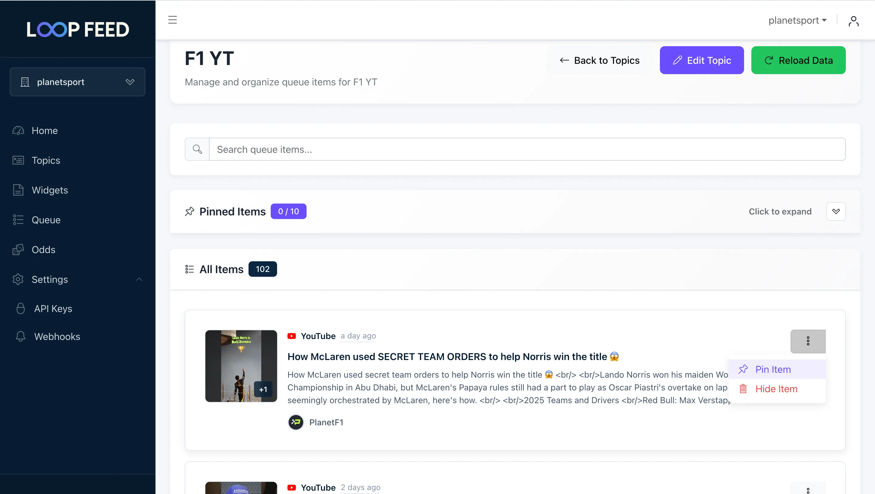 Queue Management Options