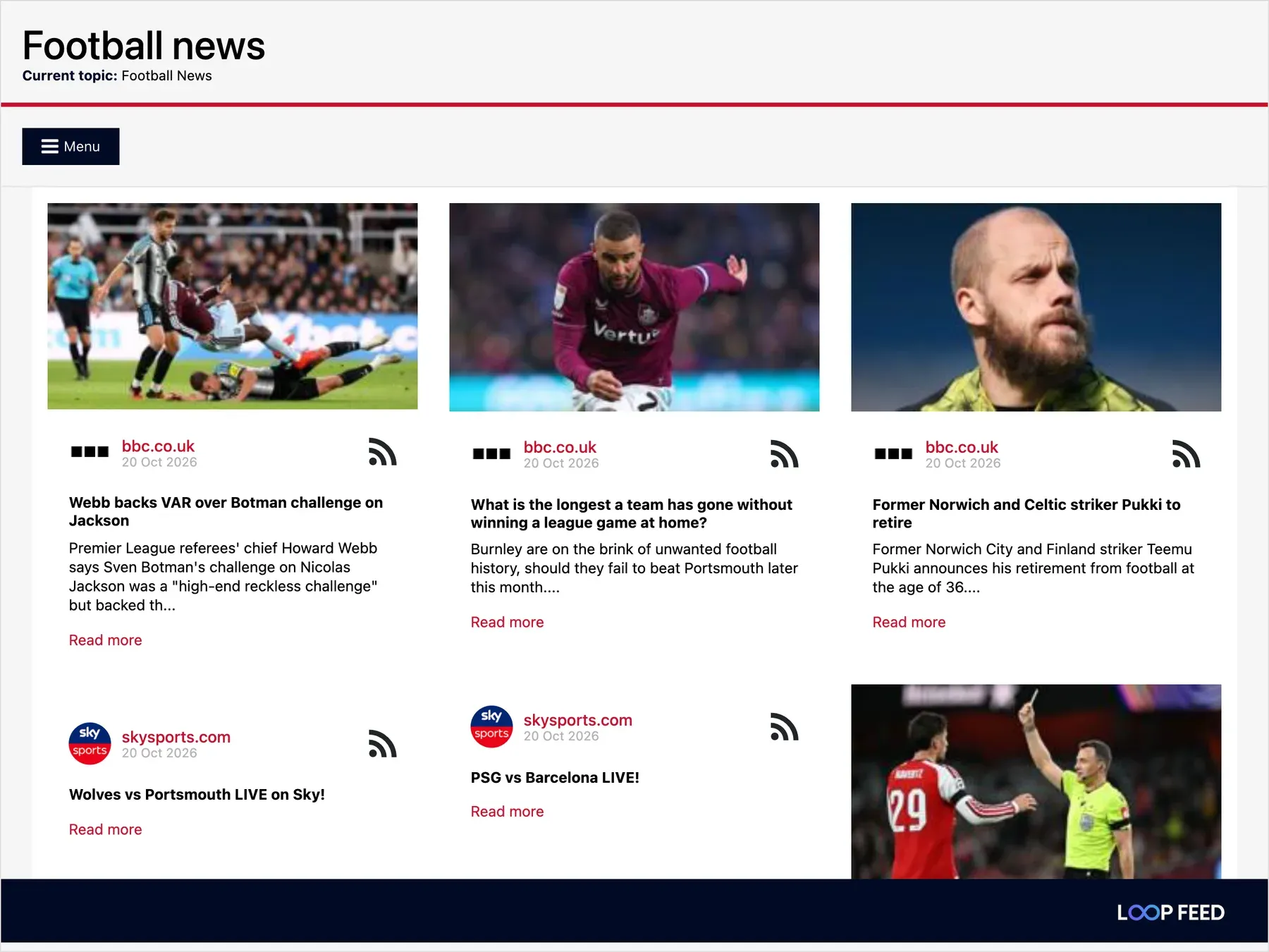 A Fullpage widget